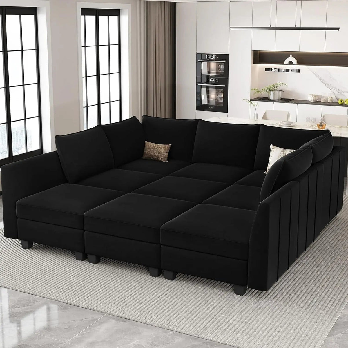 Large Modular Sectional Sofa Bed with Storage Comfort - Get it from Bo