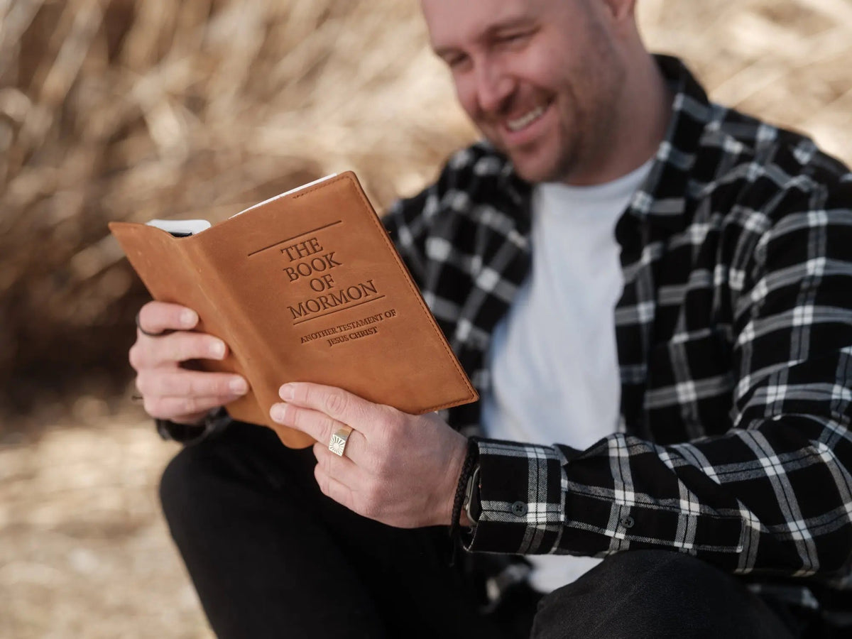 Leather Book of Mormon - Hard Cover - Get it from Bo