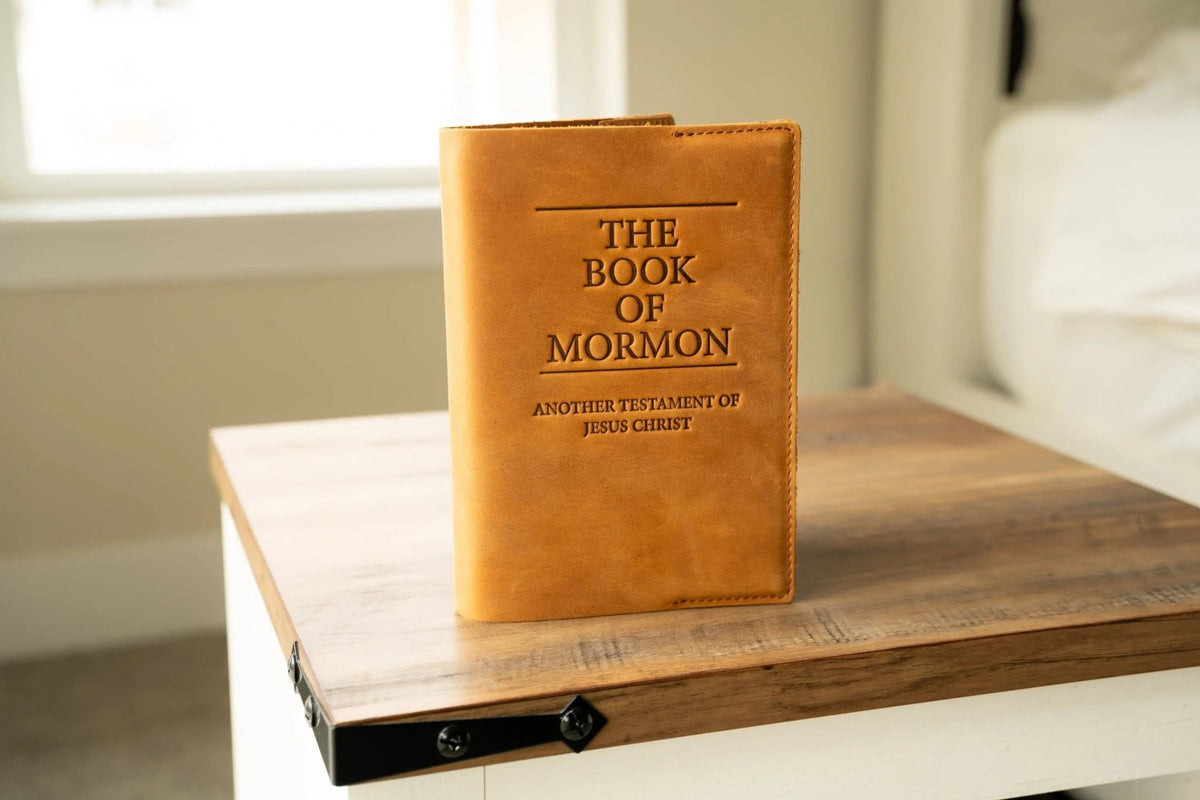Leather Book of Mormon - Hard Cover - Get it from Bo