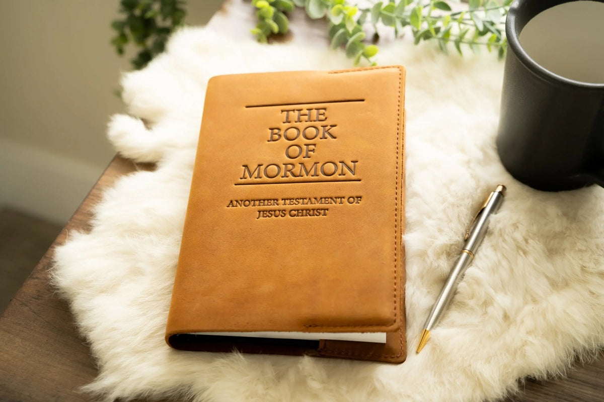 Leather Book of Mormon - Hard Cover - Get it from Bo