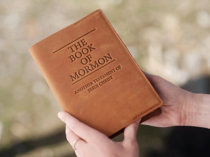 Leather Book of Mormon - Hard Cover - Get it from Bo