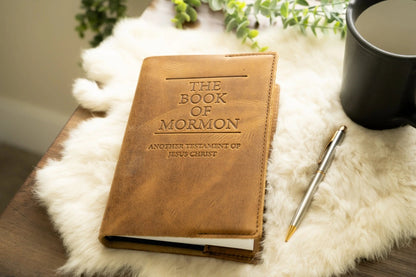 Leather Book of Mormon - Hard Cover - Get it from Bo