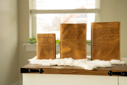 Leather Book of Mormon - Hard Cover - Get it from Bo