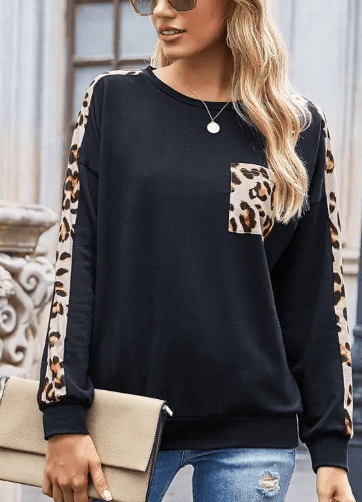 Leopard Fall Pullover - Get it from Bo