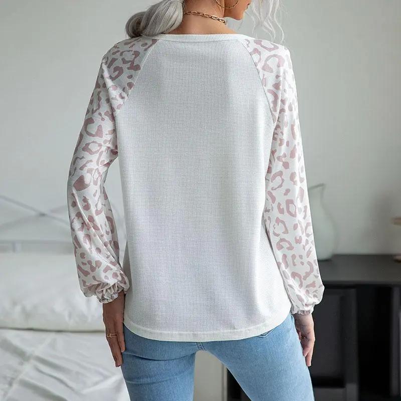 Leopard Print Sleeve Sweater - Get it from Bo
