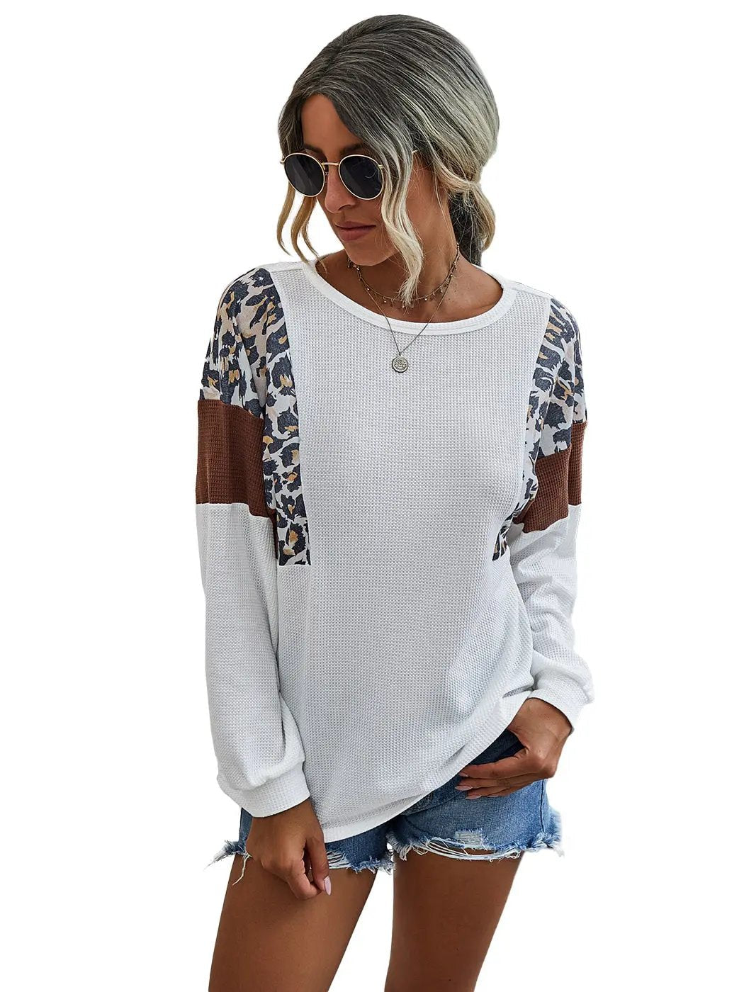 Leopard Pullover Knit Sweater - Get it from Bo