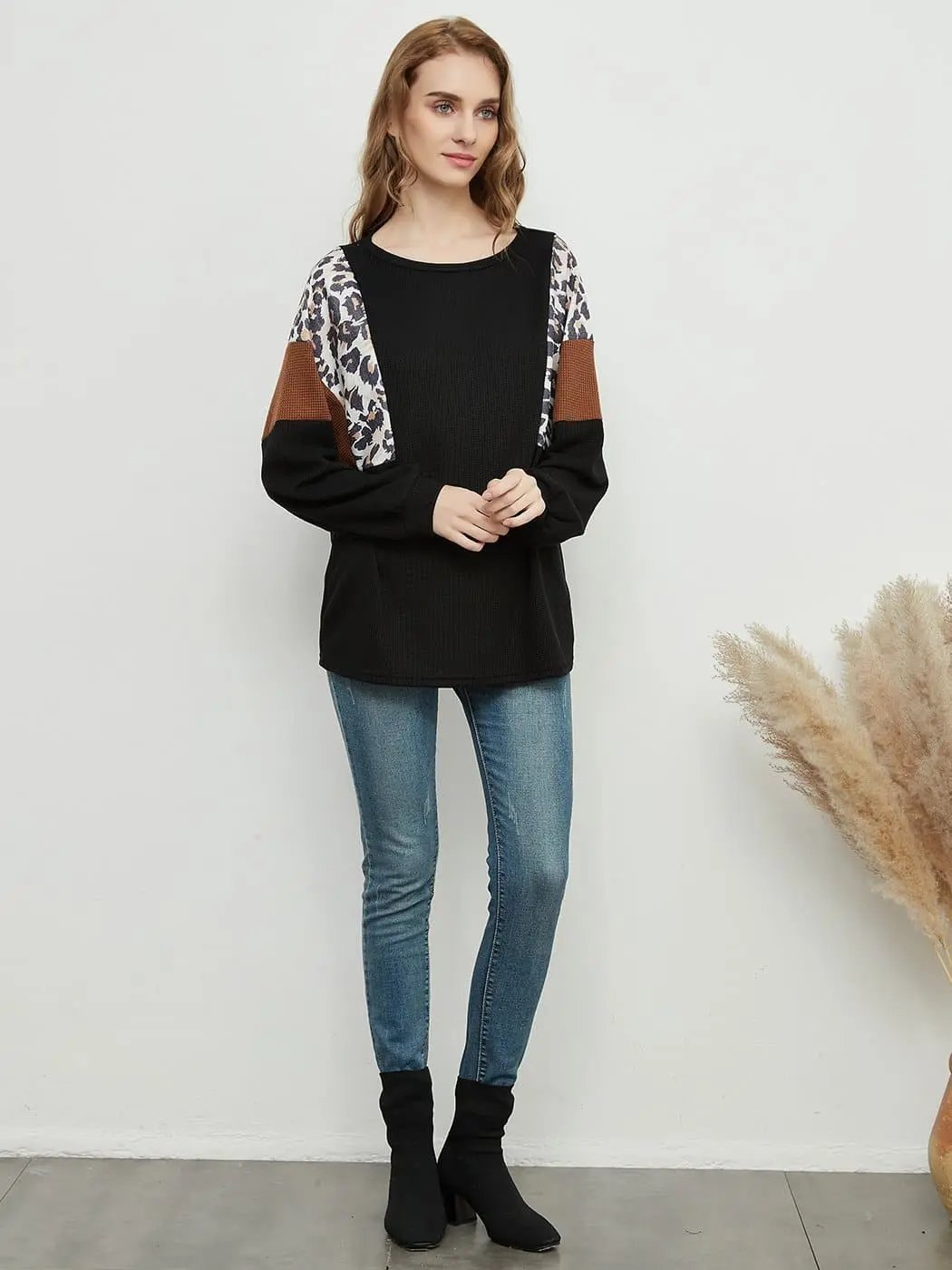 Leopard Pullover Knit Sweater - Get it from Bo