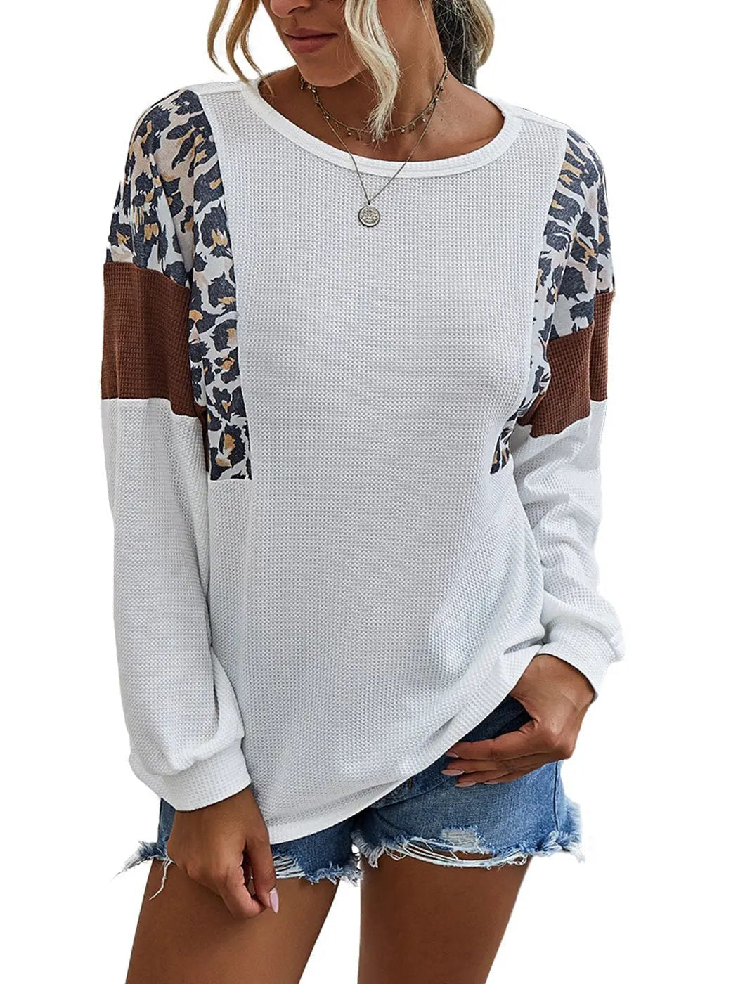 Leopard Pullover Knit Sweater - Get it from Bo