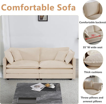 Light Coffee Chenille 2 Piece Loveseat Couch And Armchair - Get it from Bo