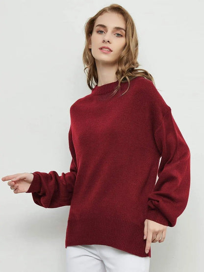 Love Tie Puffed Sleeve Sweater - Get it from Bo