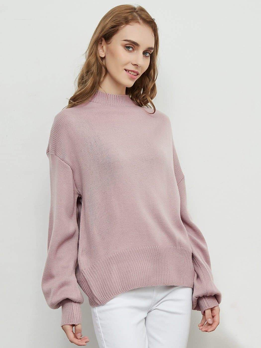 Love Tie Puffed Sleeve Sweater - Get it from Bo