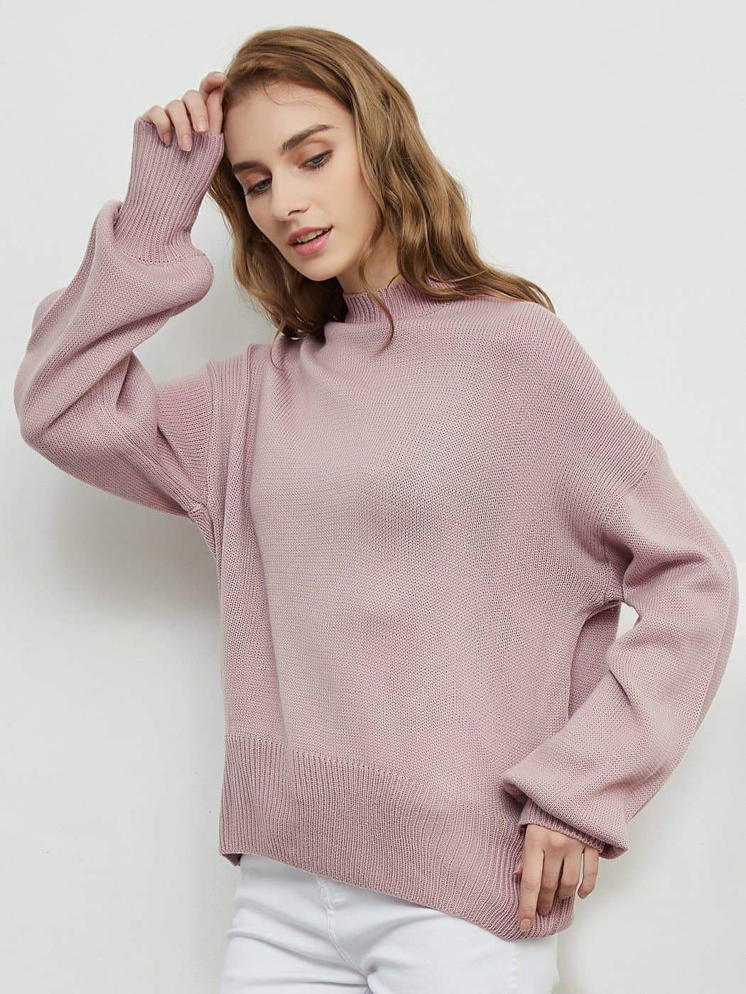 Love Tie Puffed Sleeve Sweater - Get it from Bo