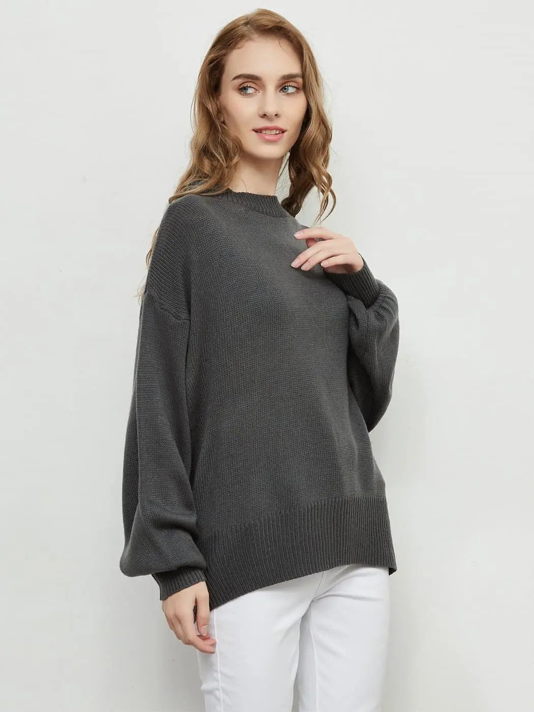 Love Tie Puffed Sleeve Sweater - Get it from Bo
