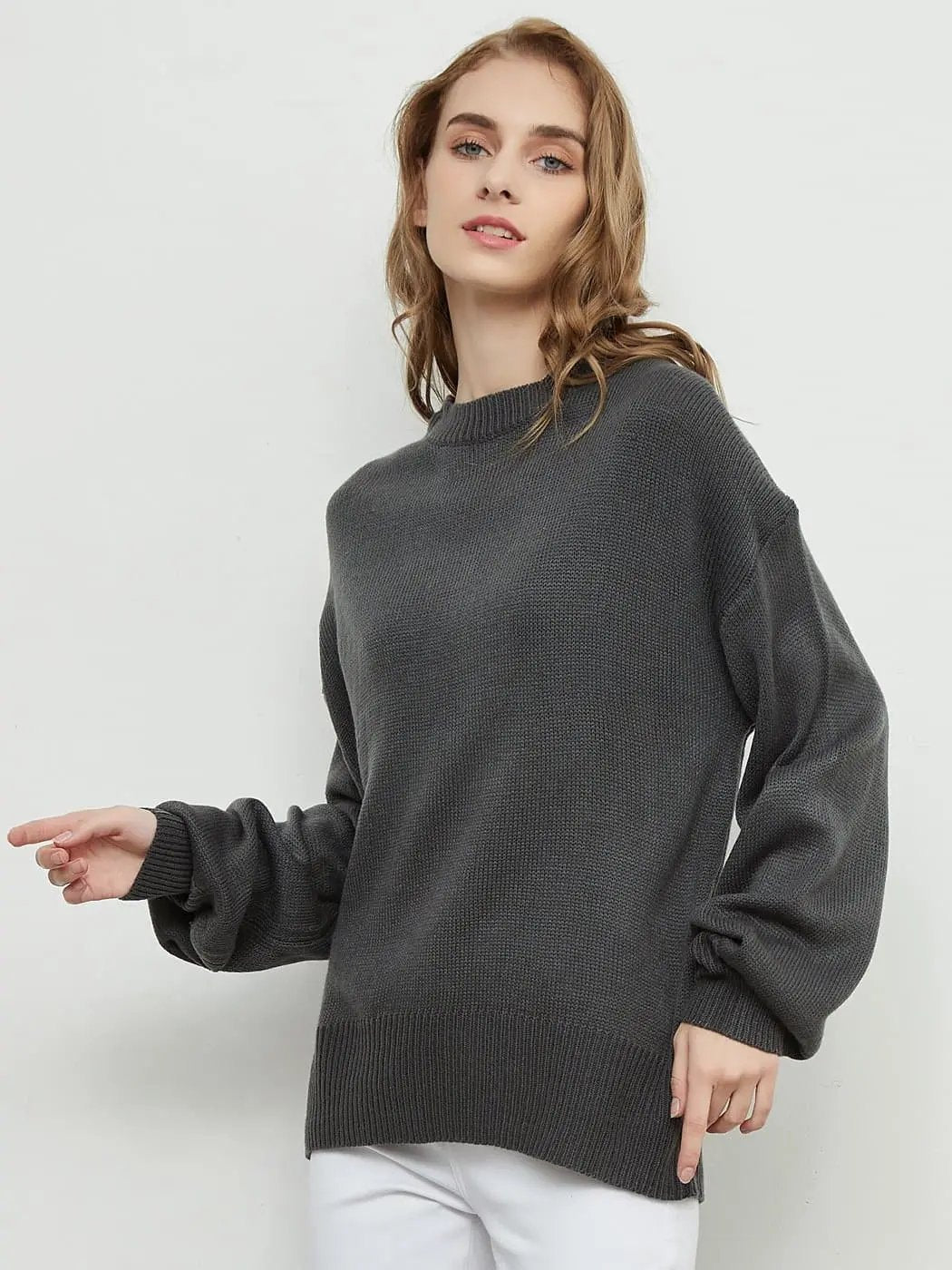 Love Tie Puffed Sleeve Sweater - Get it from Bo