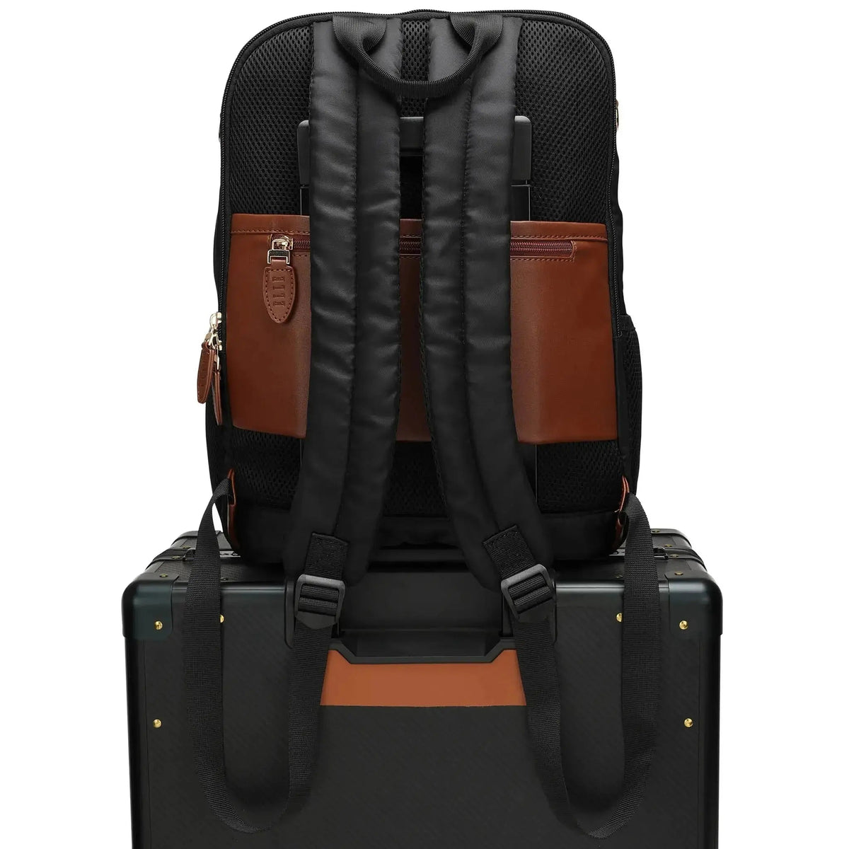 Luxe Journey 18L Twill and Vegan Leather Backpack - Get it from Bo