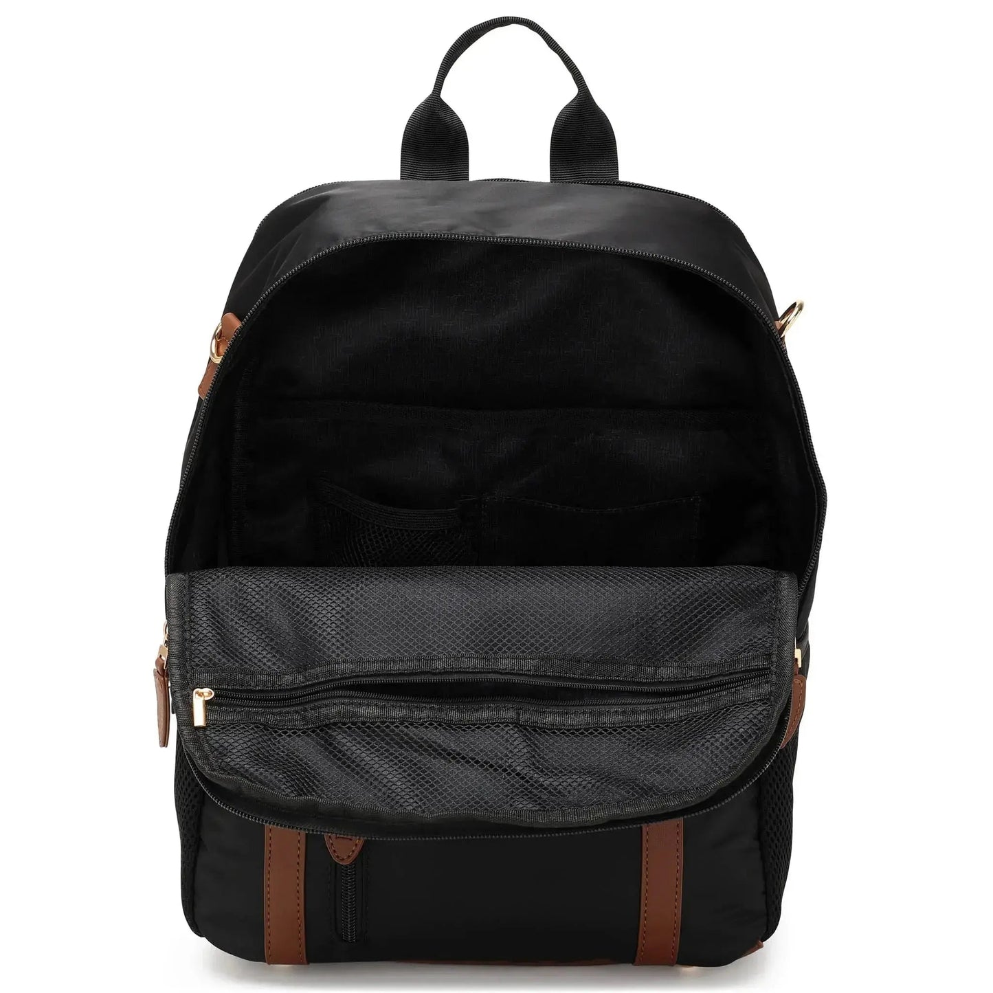 Luxe Journey 18L Twill and Vegan Leather Backpack - Get it from Bo