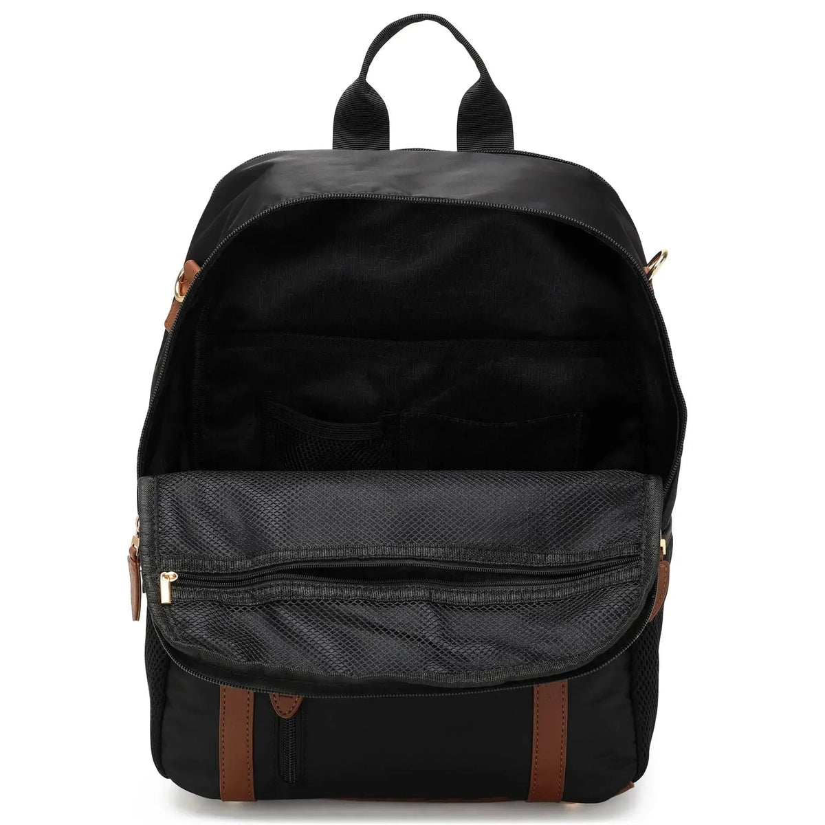 Luxe Journey 18L Twill and Vegan Leather Backpack - Get it from Bo