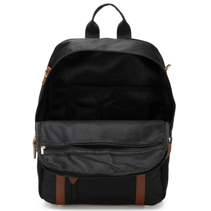Luxe Journey 18L Twill and Vegan Leather Backpack - Get it from Bo
