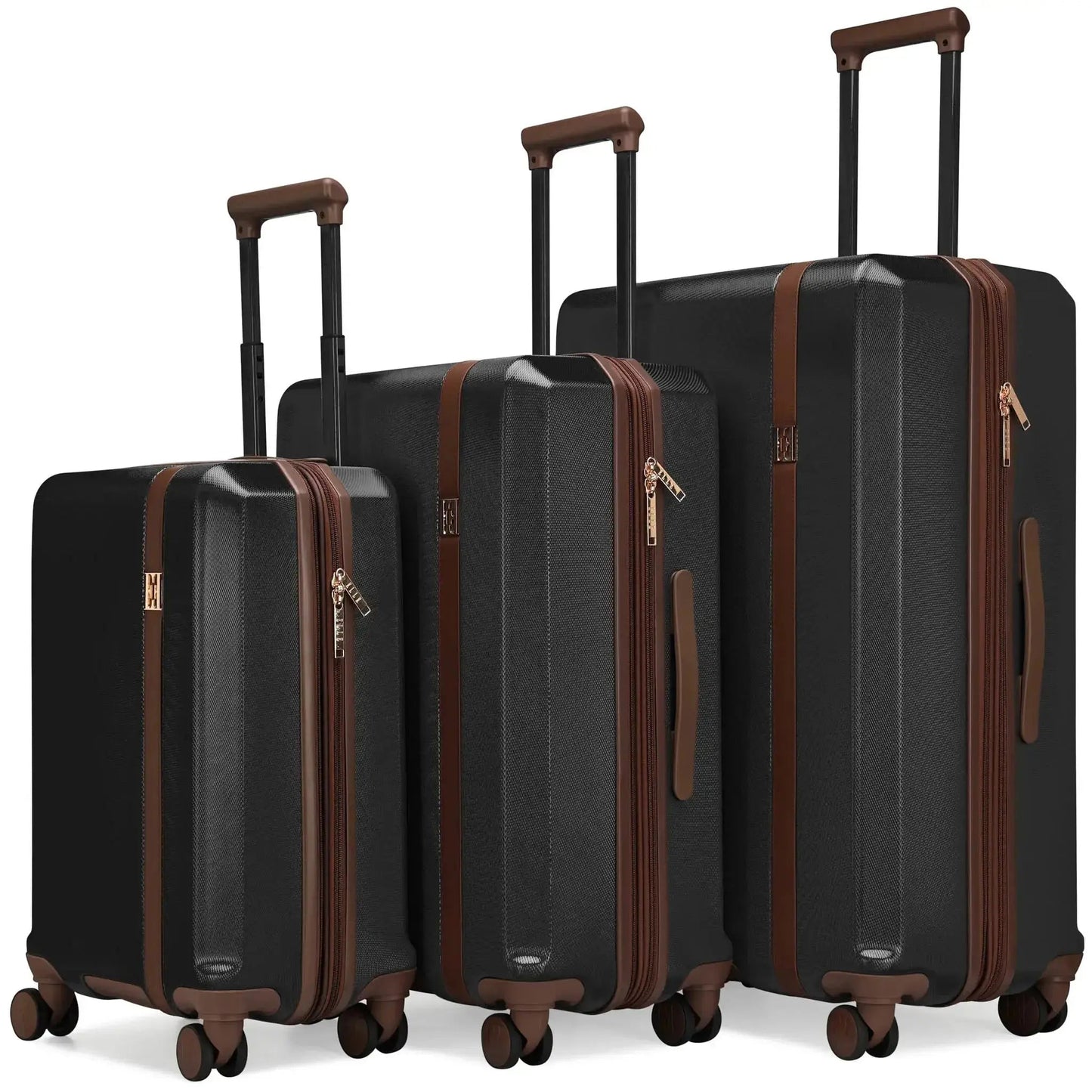 Luxe Journey 3 Piece Expandable Retro Luggage Set - Get it from Bo