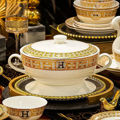 Luxury China Dinnerware Sets Fine Dining 36-70pc - Get it from Bo