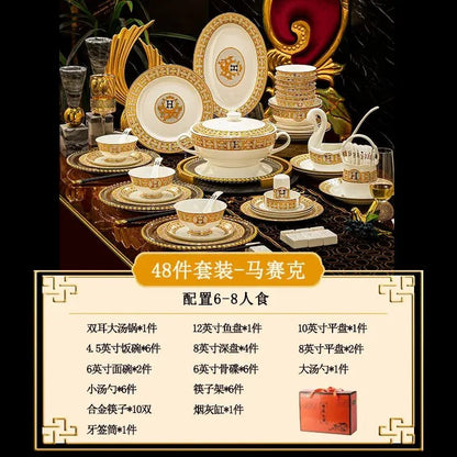 Luxury China Dinnerware Sets Fine Dining 36-70pc - Get it from Bo