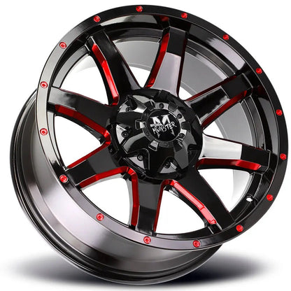 M08 Gloss Black Candy Red Milled - Get it from Bo