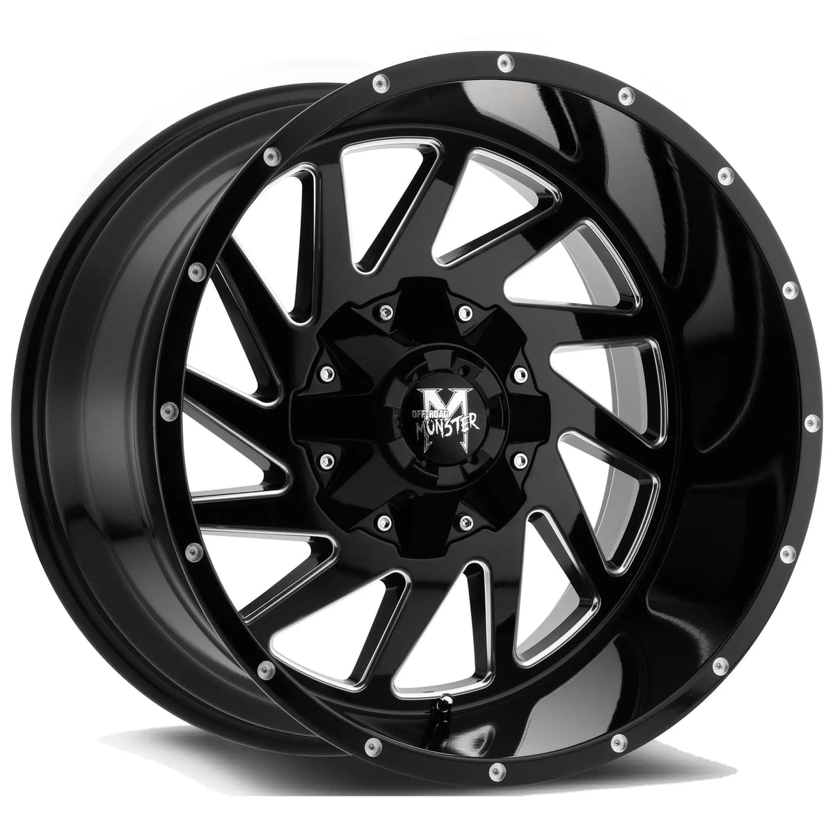 M12 Gloss Black Milled - Get it from Bo