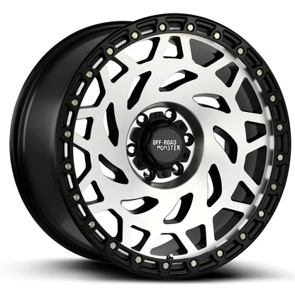 M50 Gloss Black Machined Black Rim - Get it from Bo