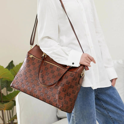 Madalyn Rustic Vegan Leather Weekender Tote Bag - Get it from Bo
