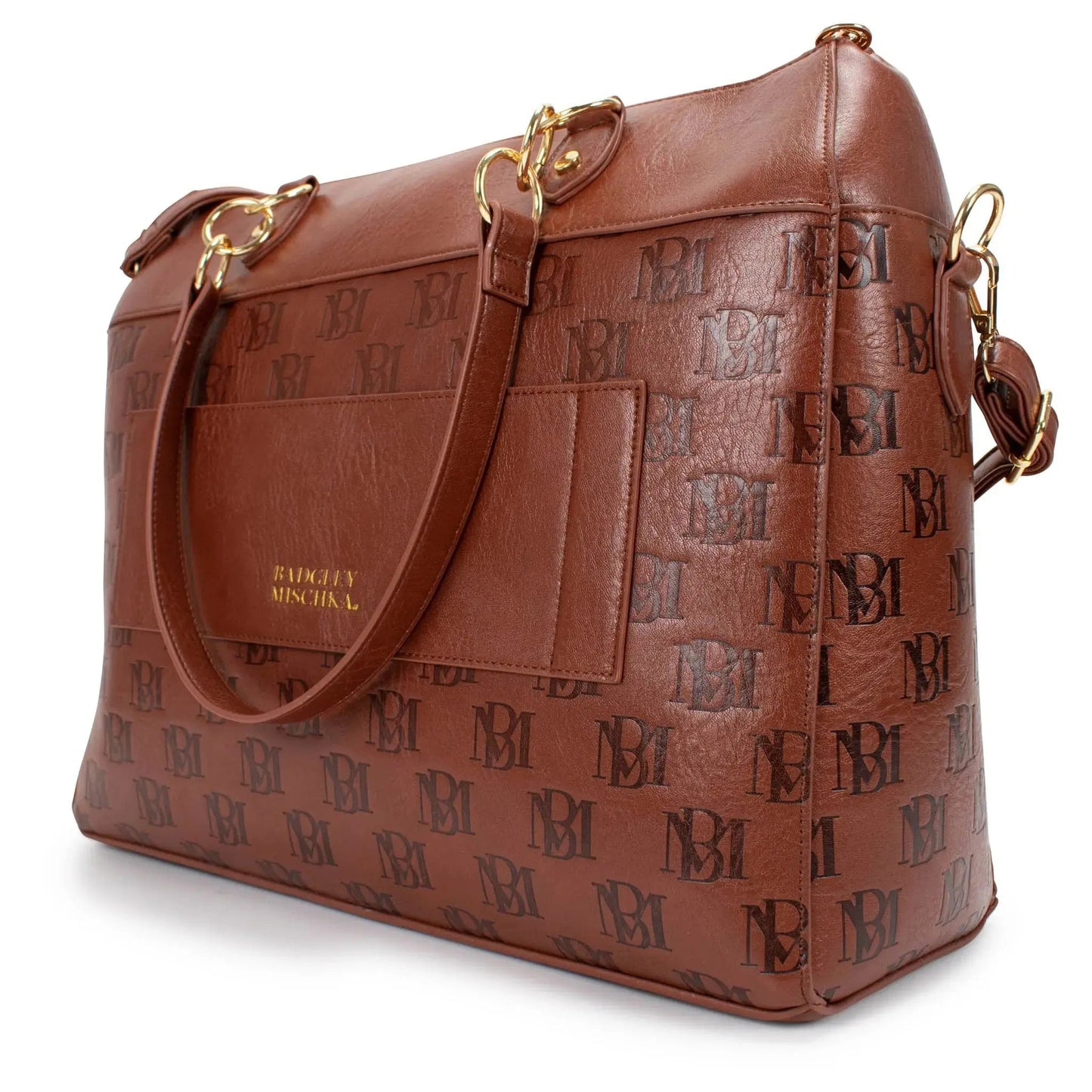 Madalyn Rustic Vegan Leather Weekender Tote Bag - Get it from Bo