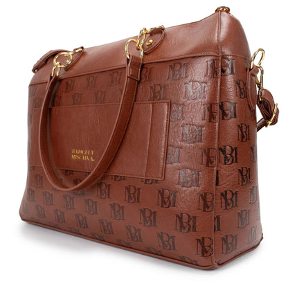 Madalyn Rustic Vegan Leather Weekender Tote Bag - Get it from Bo