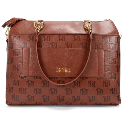 Madalyn Rustic Vegan Leather Weekender Tote Bag - Get it from Bo