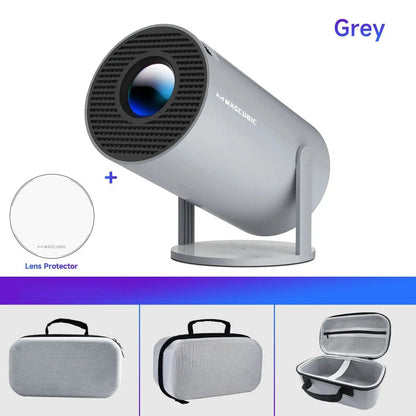 Magcubic 8K Wifi6 Projector 290ANSI Android 14 Dual WIFI Allwinner H726 BT5.4 1280*720P Home Cinema Outdoor Portable HY300 Pro + - Get it from Bo