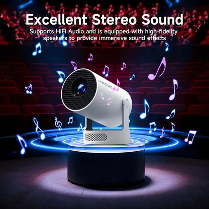 Magcubic 8K Wifi6 Projector 290ANSI Android 14 Dual WIFI Allwinner H726 BT5.4 1280*720P Home Cinema Outdoor Portable HY300 Pro + - Get it from Bo