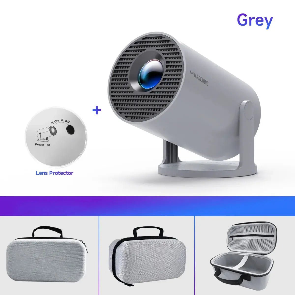 Magcubic 8K Wifi6 Projector 290ANSI Android 14 Dual WIFI Allwinner H726 BT5.4 1280*720P Home Cinema Outdoor Portable HY300 Pro + - Get it from Bo