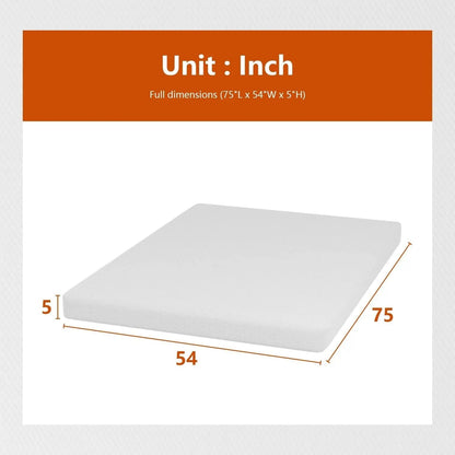 Medium Firm Gel Memory Foam Mattress Full Size - Get it from Bo