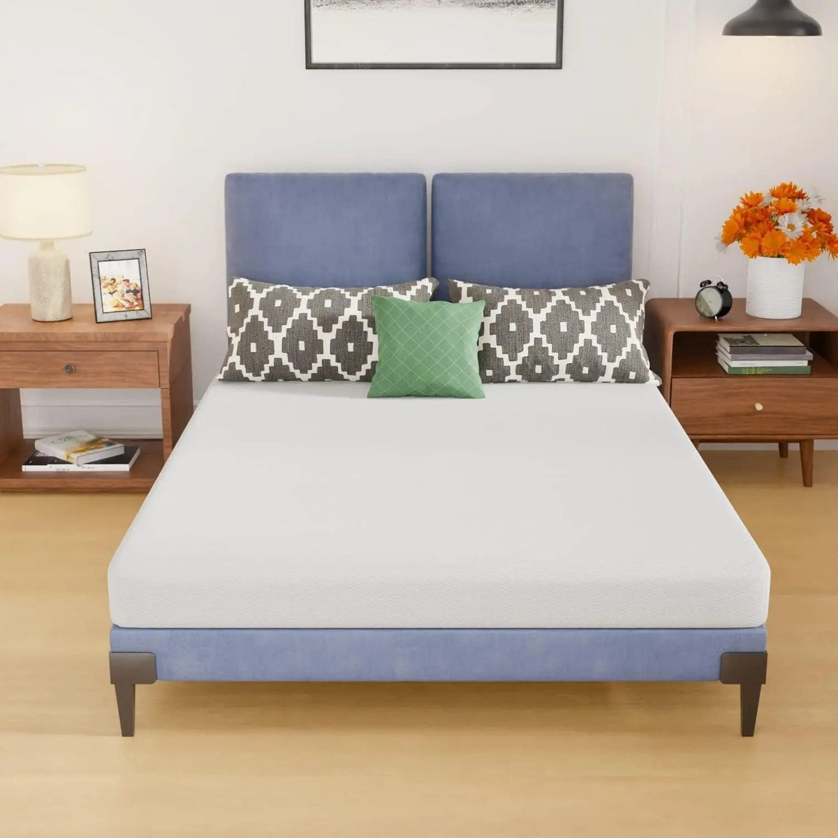 Medium Firm Gel Memory Foam Mattress Full Size - Get it from Bo