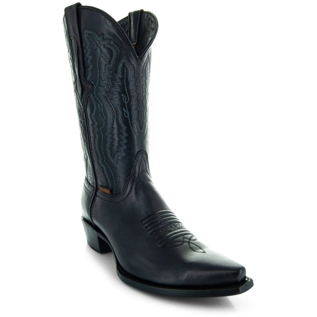 Men's Snip Toe Cowboy Boots Black (H50030) | Soto Boots - Get it from Bo