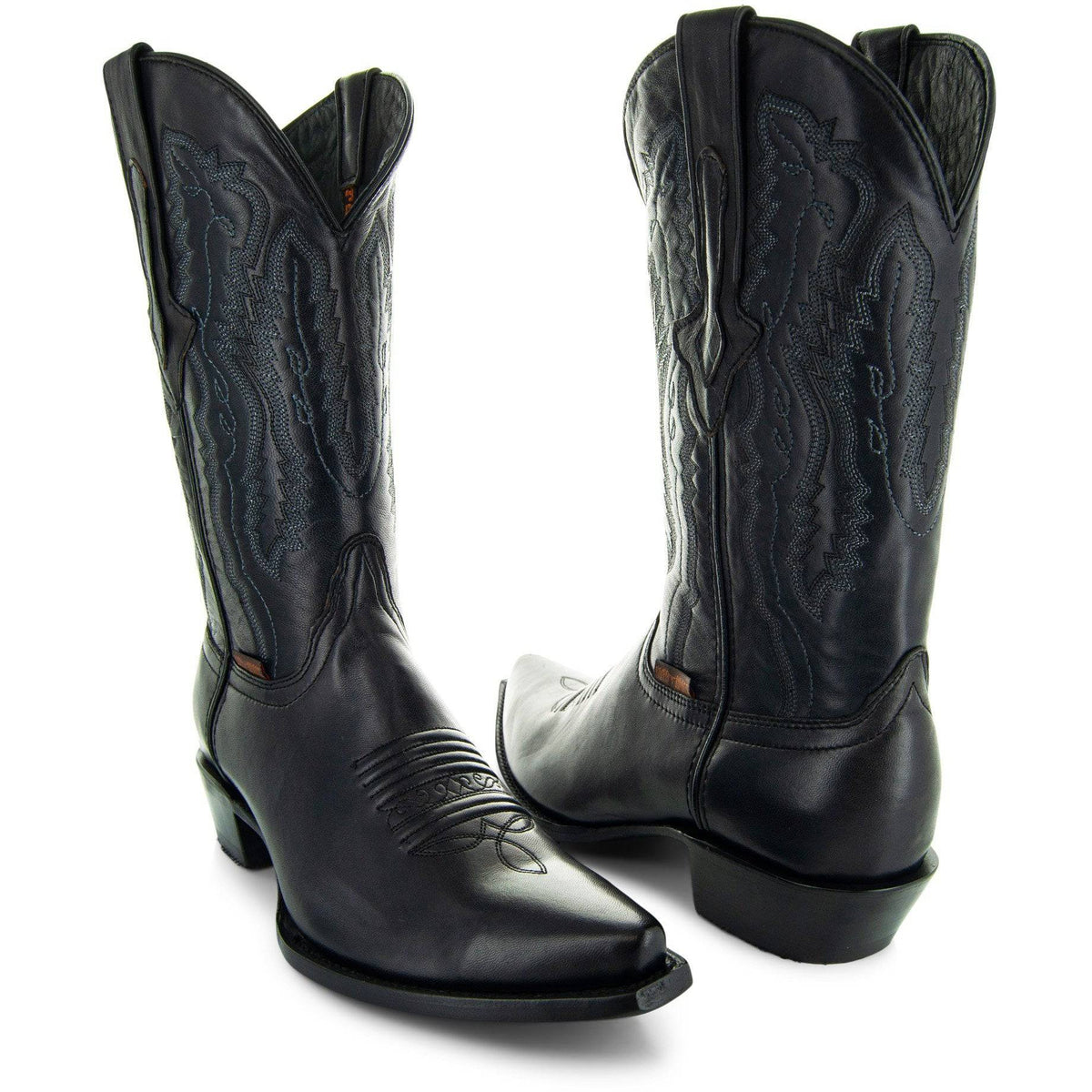Men's Snip Toe Cowboy Boots Black (H50030) | Soto Boots - Get it from Bo