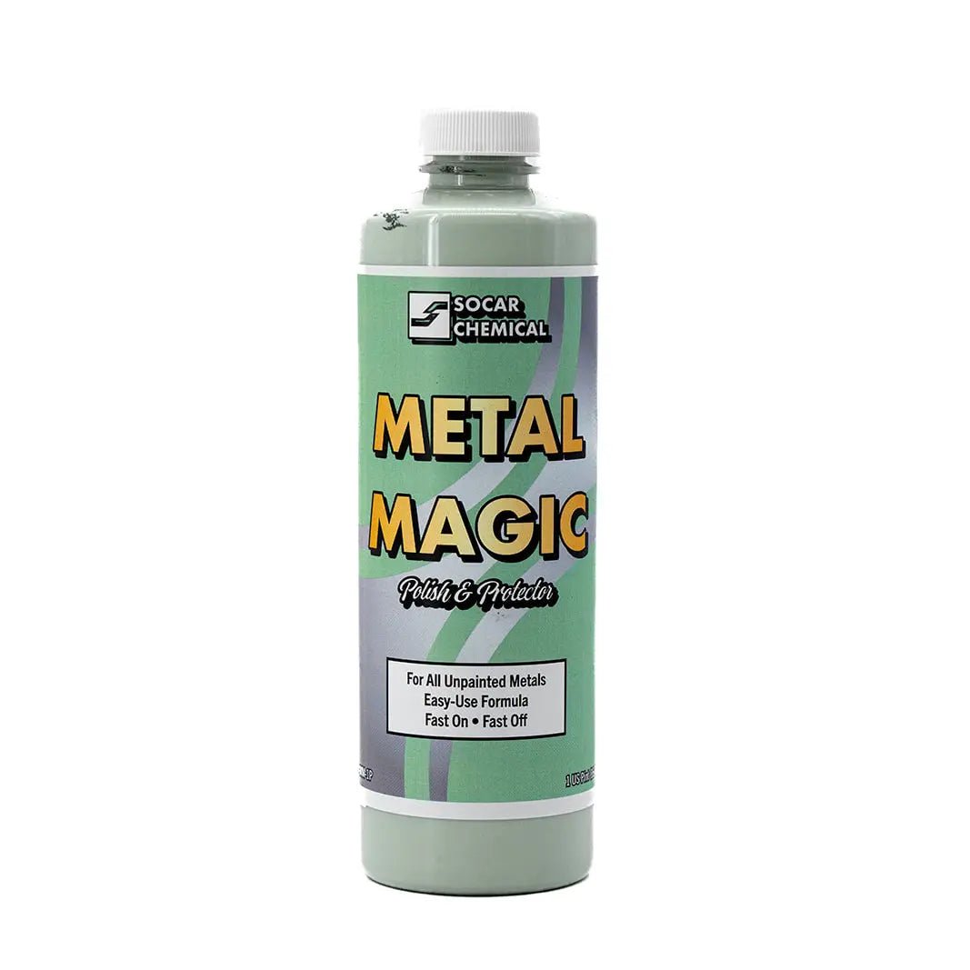 Metal Magic Metal Polish (use by hand or with machine) - Get it from Bo