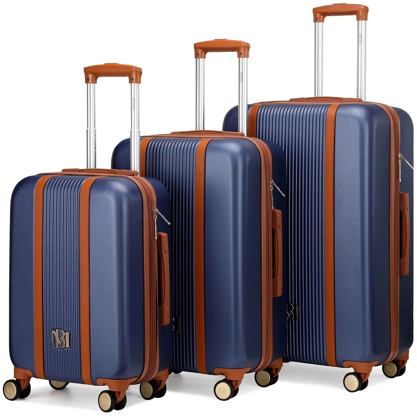 Mia 3 Piece Expandable Retro Luggage Set - Get it from Bo