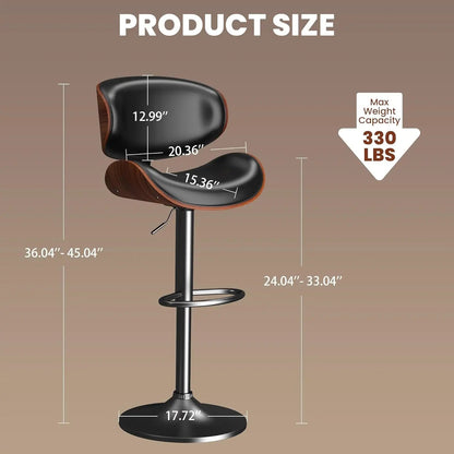 Mid Century Modern Bar Stools Set of Three - Get it from Bo