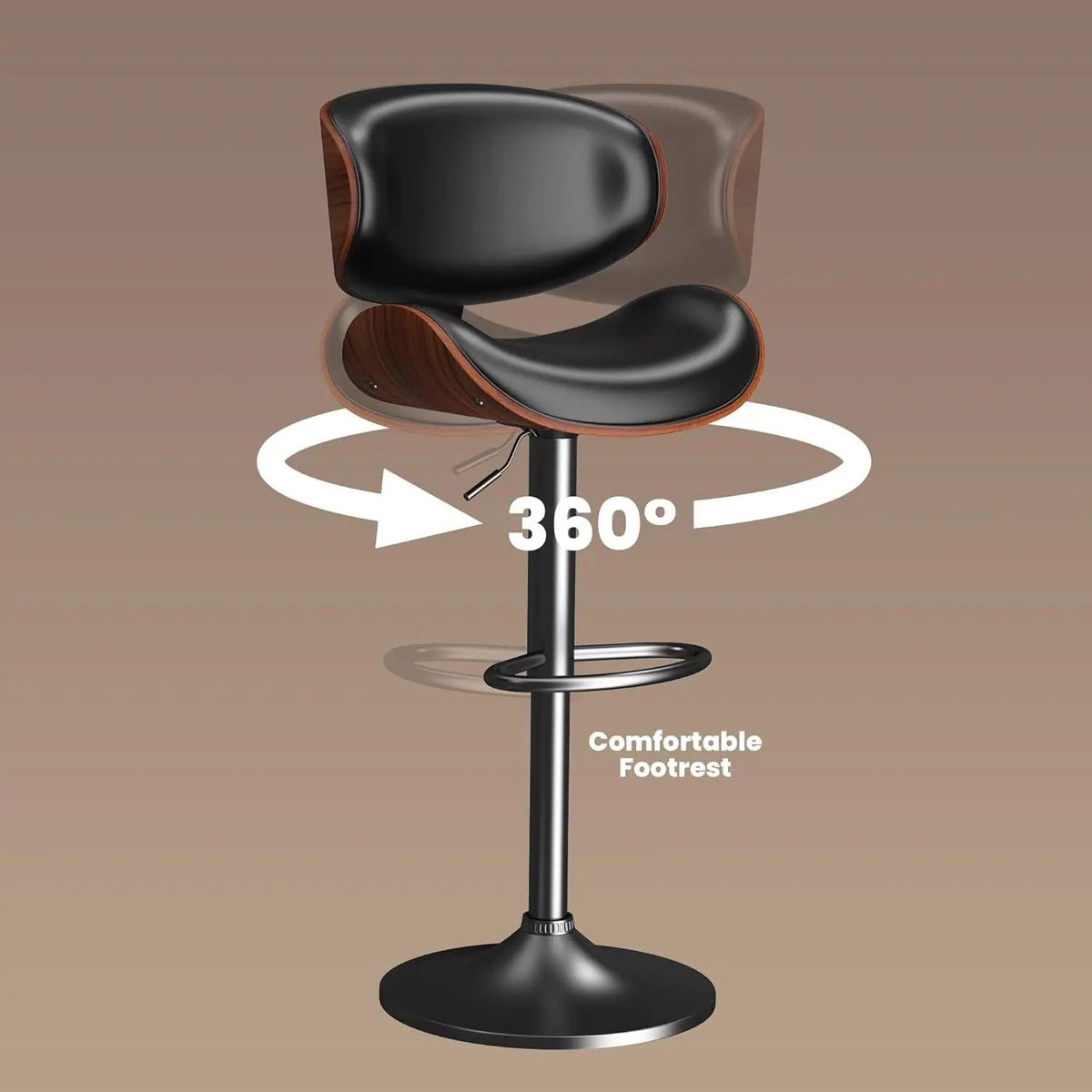 Mid Century Modern Bar Stools Set of Three - Get it from Bo