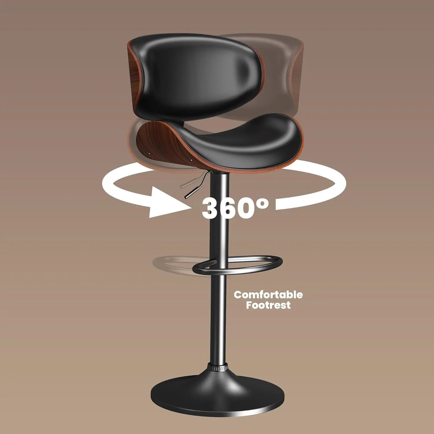 Mid Century Modern Bar Stools Set of Three - Get it from Bo