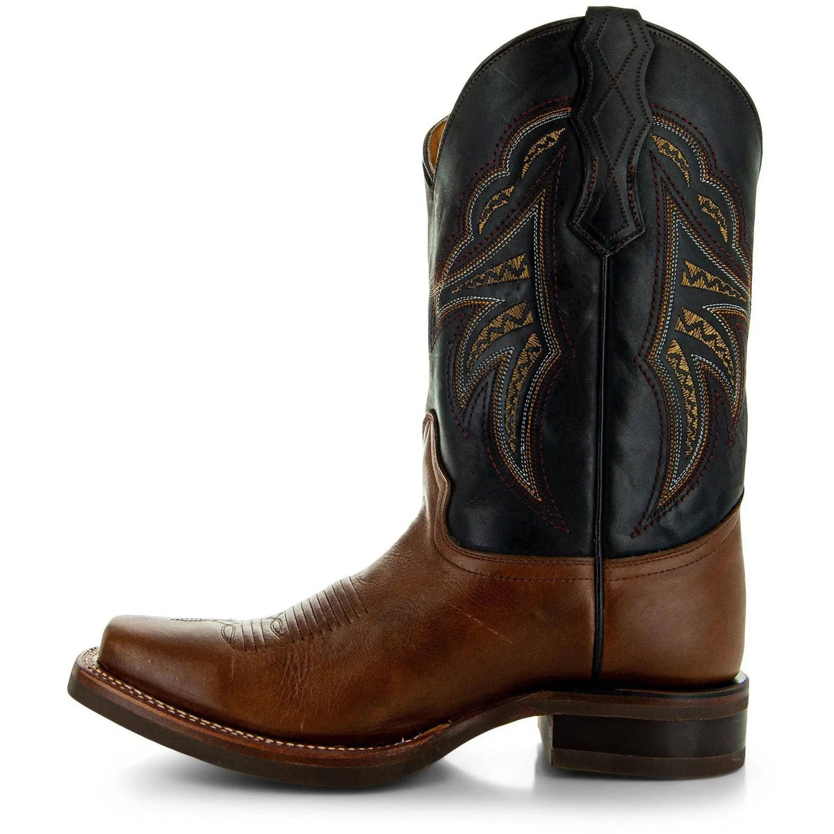 Miel Square Toe Leather Cowboy Boots H4002 - Get it from Bo