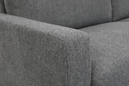 Miles 2 Piece Couch And Loveseat Set With Reversible Pillows Grey - Get it from Bo