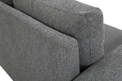 Miles 2 Piece Couch And Loveseat Set With Reversible Pillows Grey - Get it from Bo