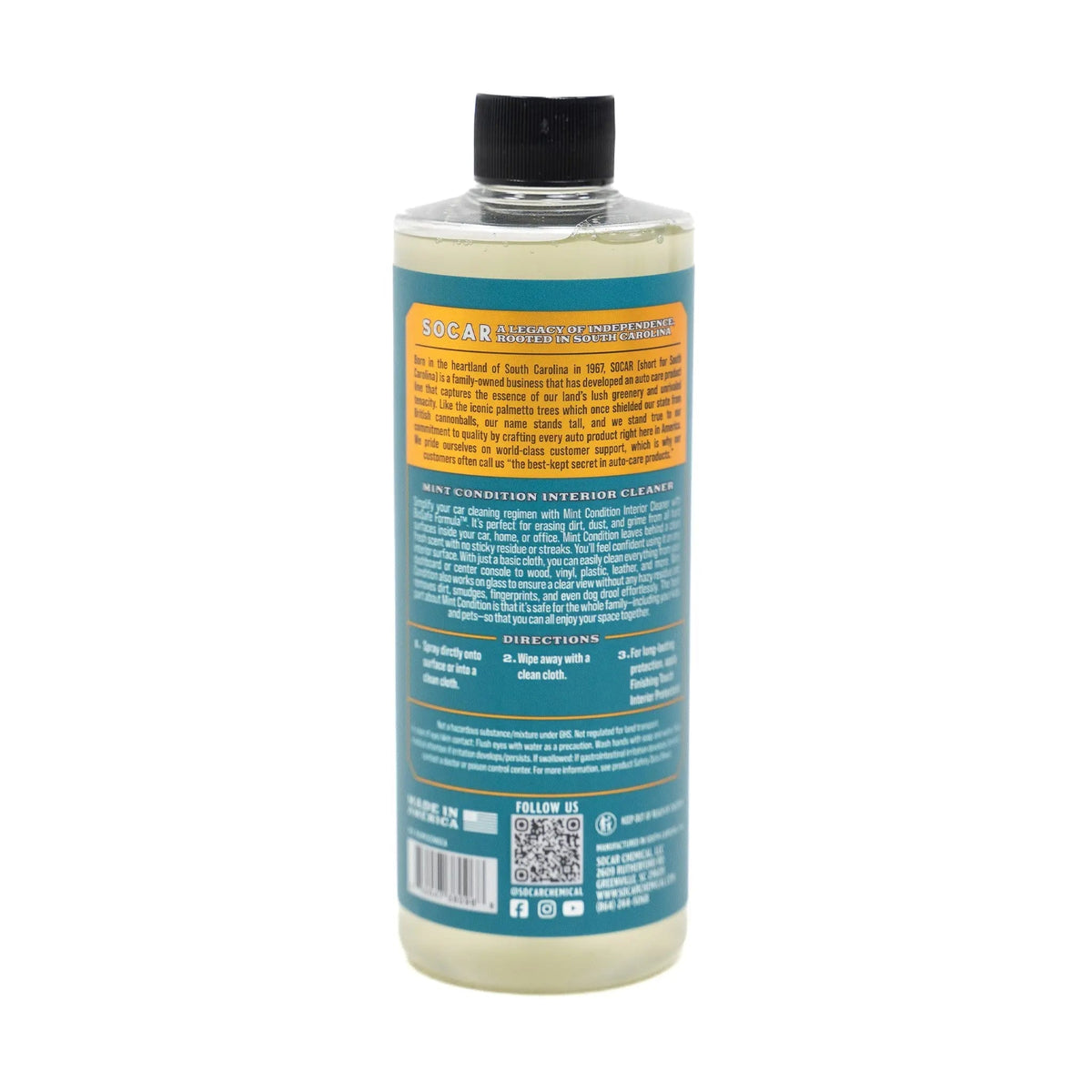 Mint Condition Interior Cleaner with BioSafe Formula™ - Get it from Bo