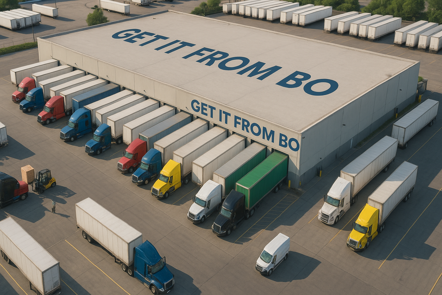 mix colors of trucks