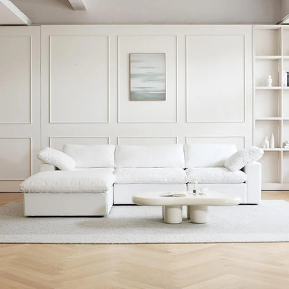 Modern L Shape Cloud Sofa Comfortable Convertible Sectional Couch - Get it from Bo